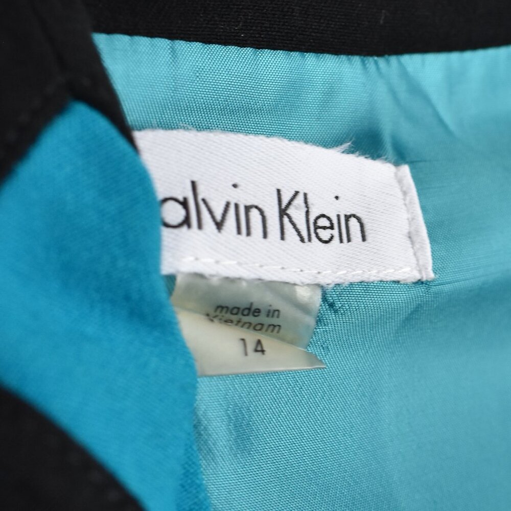 Calvin Klein Piped Colorblock Sheath Dress - 14 - Picture 8 of 8